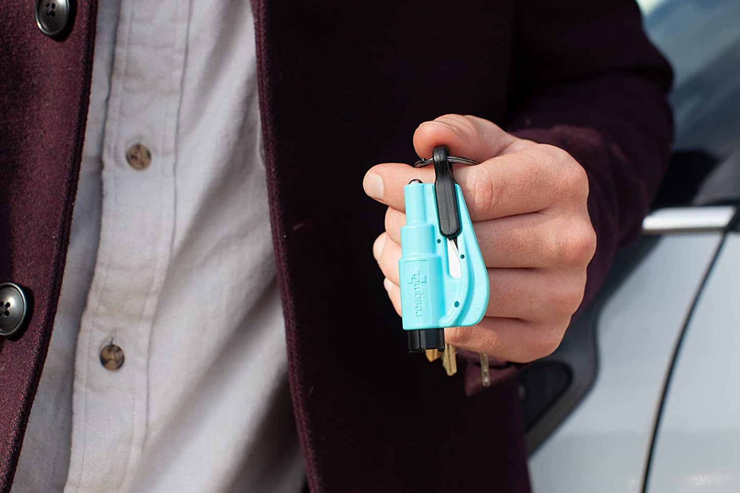 ALL BLACK SAFETY KEYCHAIN SET