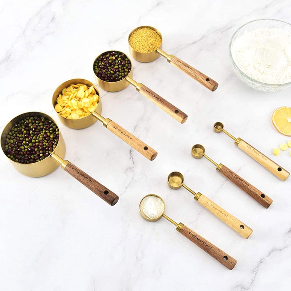 8 Piece Measuring Cups and Spoons Set