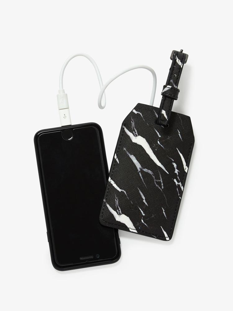 Traveling Portable Charger - Black Marble