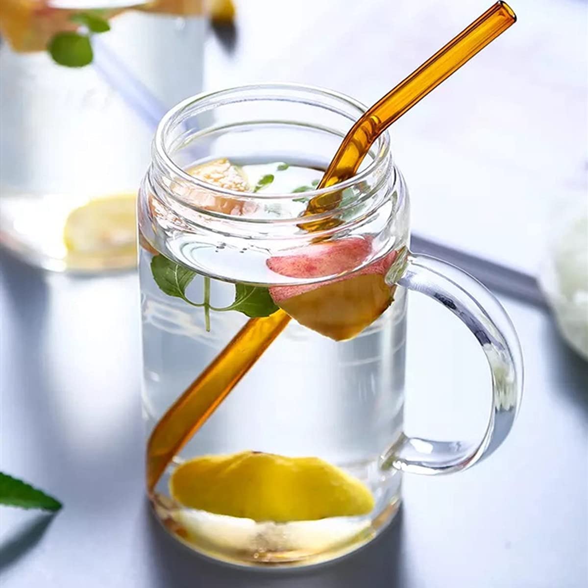 REUSABLE GLASS STRAW