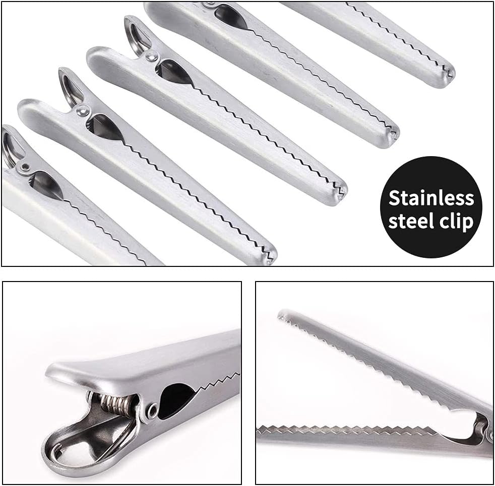 Stainless Steel Bag Clips