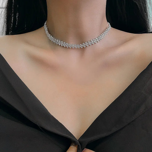 DIAMOND MULTI LAYER NECKLACE