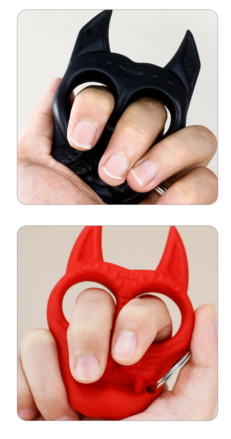 HARD PLASTIC KNUCKLE KEYCHAIN