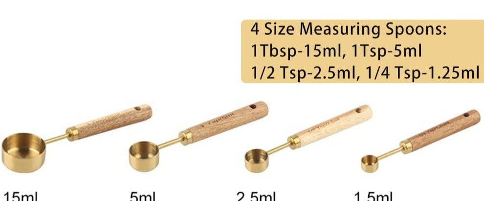 Acacia Measuring Spoons Set