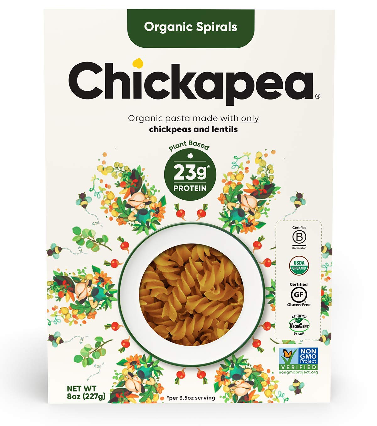 CHICKAPEA SPIRALS PASTA