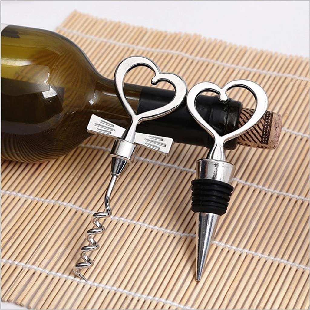 Wedding Wine Bottle Stopper and Opener