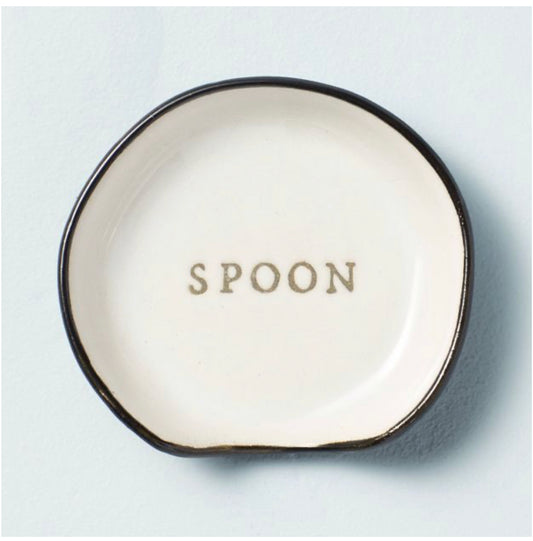 STONEWARE SPOON REST