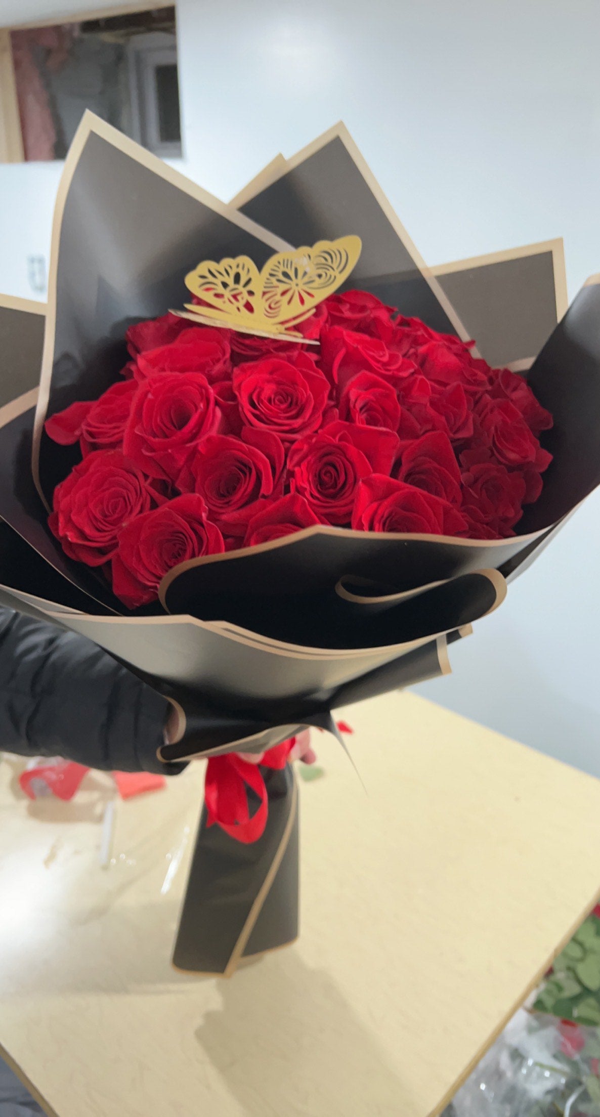 Red and Black Bouquet