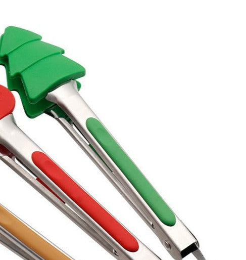 Christmas Tree Holiday Kitchen Tongs