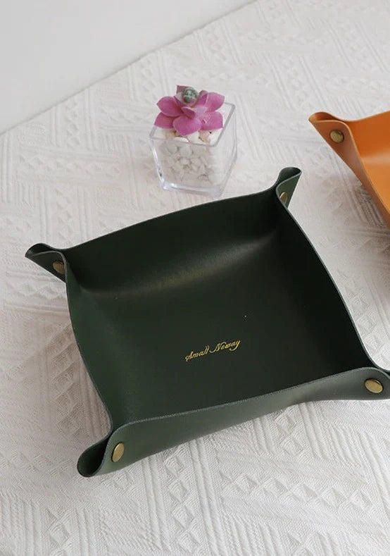 Leather  Tray