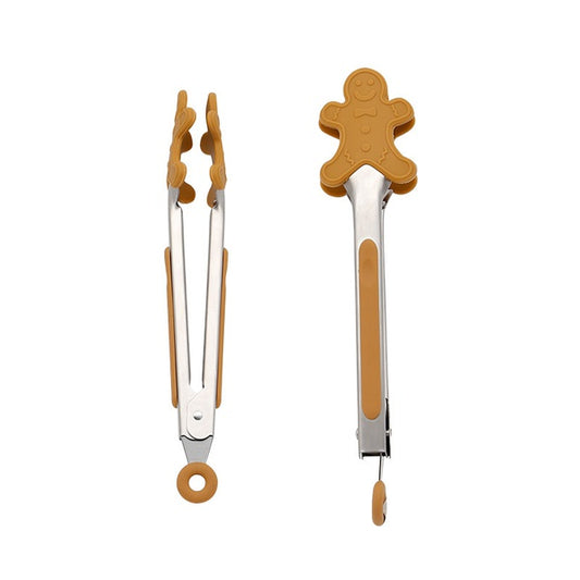 Ginger Man Holiday Kitchen Tongs